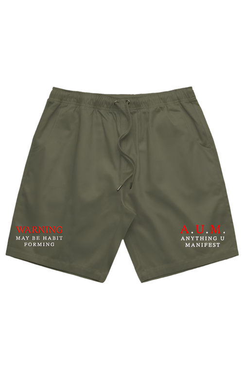 Manifest With 100% Drill cotten Shorts Embroidered to last